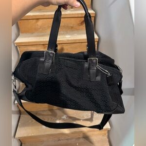 Coach Black Duffle Bag